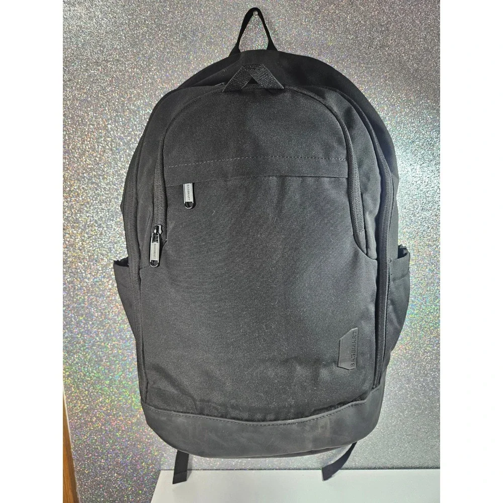 BAGSMART Black Expandable Laptop‎ Backpack Travel Weekender Commuter Bag